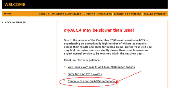 ACCA考试网上报名操作流程 ACCA考试网上报名操作流程
